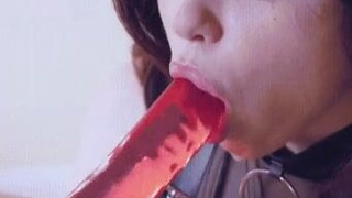 Submissive Dildo Deepthroat Bondage Blowjob BDSM GIF