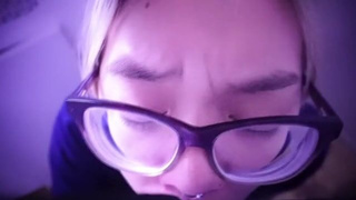 Gagging Facial Cumshot Cum Blowjob Asian GIF