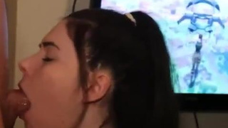 Face Fuck Deepthroat Blowjob GIF