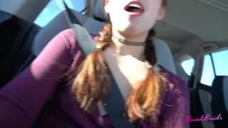 Public Deepthroat Creampie Car Sex GIF