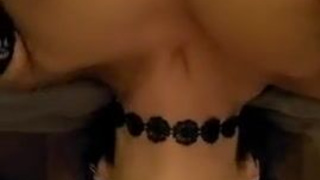 Tongue Fetish Deepthroat Big Tits GIF