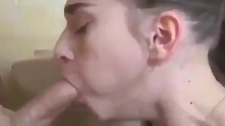 Deepthroat Cumshot Cum Swallow Cum Blowjob GIF