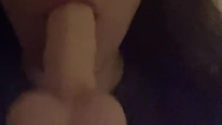 Gagging Dildo Blowjob GIF