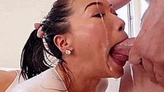 Deepthroat Asian GIF