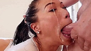 Deepthroat Asian GIF