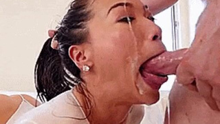 Deepthroat Asian GIF