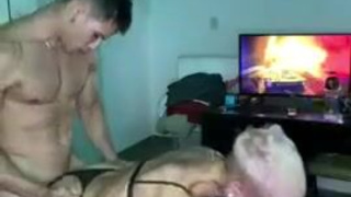 Webcam Threesome Sucking Rough OnlyFans Hardcore Deepthroat Camgirl Cam Blowjob Amateur GIF