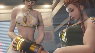 Mercy had to look deep inside the storage room to find a fleshlight big enough - Dreamrider