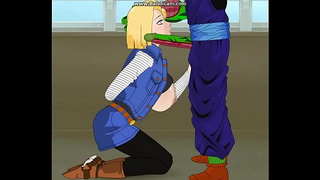 Android 18 Dragon Ball Z Анимированный