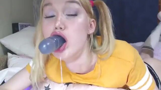 Dildo Deepthroat GIF