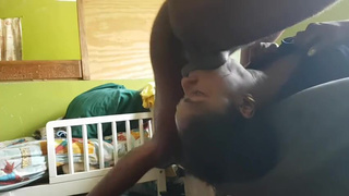 ThroatPie Throat Fuck Hardcore Ebony Couple Ebony Deepthroat Cum Swallow Brunette Blowjob BBC African American GIF