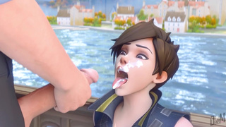 Tracer is the face of Overwatch? So lets'go fuck that face! - DeniseM