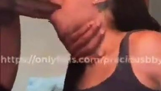 Sloppy Face Fuck Ebony Couple Ebony Deepthroat Choking Blowjob Big Dick BBC GIF