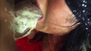 Japanese JAV Gagging Deepthroat GIF