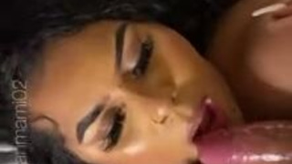 Latina Deepthroat Asian Cock GIF