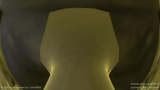 POV Oral Futanari Deepthroat Animation 3D GIF