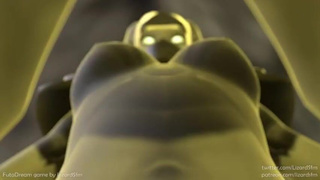 POV Oral Futanari Deepthroat Animation 3D GIF
