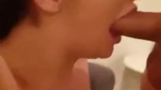 Rough Deepthroat Blowjob GIF