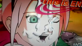 Naruto порно раком с красивой девушкой Сасуке