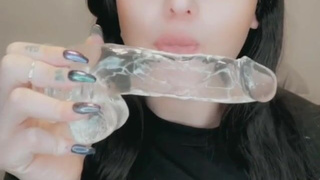 Dildo Deepthroat Blowjob GIF