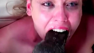 Gagging Face Fuck Deepthroat Choking Blowjob GIF