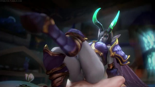 Warcraft Dreadlord Jaina Animation [3mins]