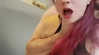 Schoolgirl Redhead Real Couple Pigtails Pain Hardcore Gagged Forced Face Slapping Couple Choking BDSM Anal Amateur GIF