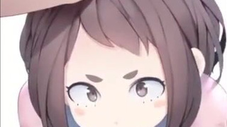 Hentai Deepthroat Big Dick GIF