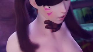 D.va from behind - SpluckyTama