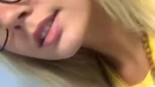 Pierced Long Tongue Deepthroat Cum In Mouth GIF