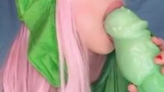 Dildo Deepthroat Belle Delphine GIF