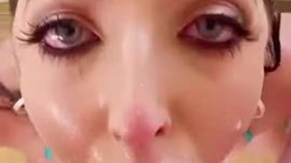 POV Facial Face Fuck Deepthroat GIF