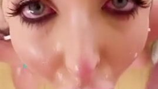 POV Facial Face Fuck Deepthroat GIF