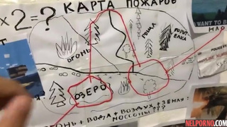 Русская порно пародия как обычно закончилась еблей