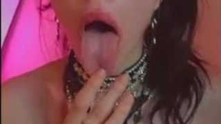 Solo OnlyFans Deepthroat Blowjob GIF