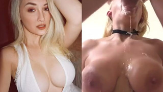 Spit Rough Deepthroat Blowjob BabeCock Anna Faith Carlson GIF